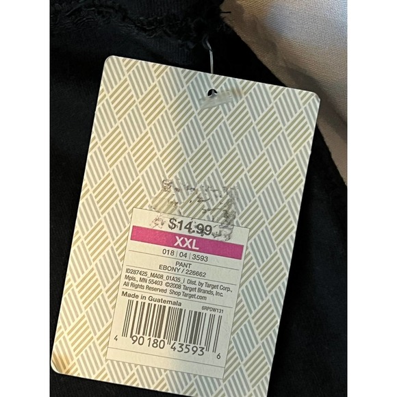 Merona Ebony Pqnt Womans XXL - Picture 5 of 6